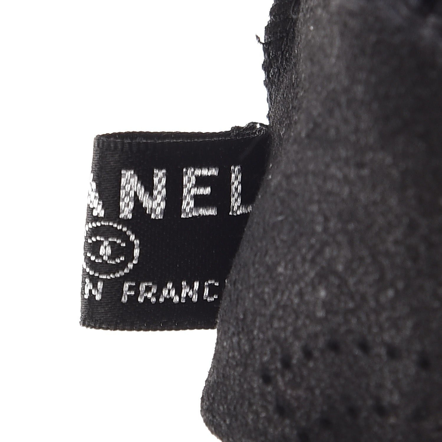 Chanel Lambskin Knit Gloves 8 Black 7 of 8