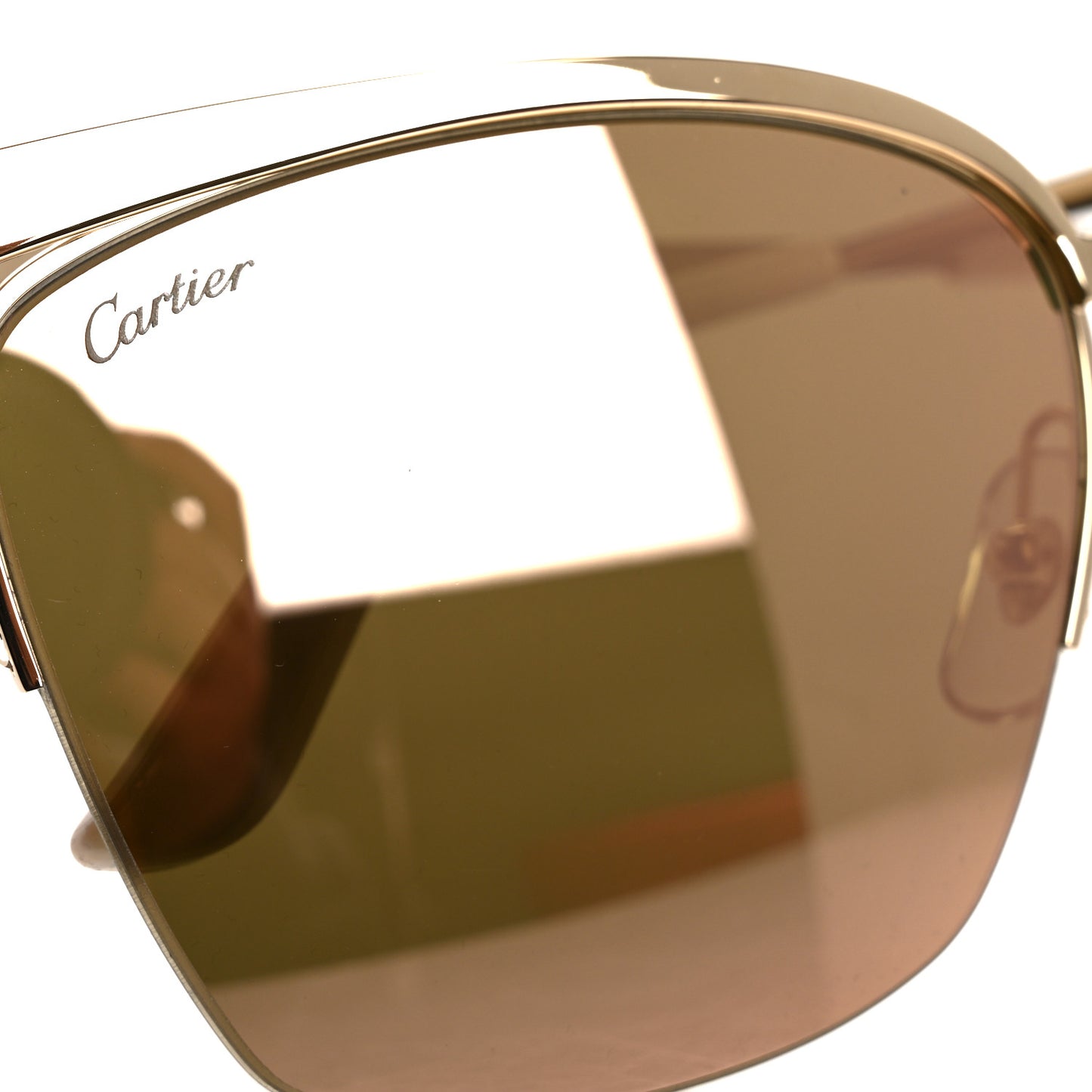 Panthere de Cartier Sunglasses CT0124S Gold