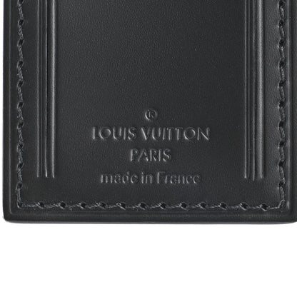 Louis Vuitton Calfskin Luggage Tag Black 3 of 3