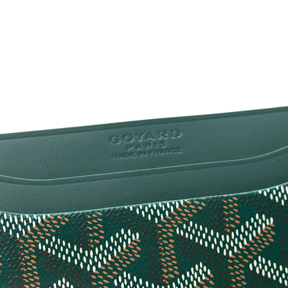 Goyard Goyardine Saint Sulpice Card Holder Green 6 of 7