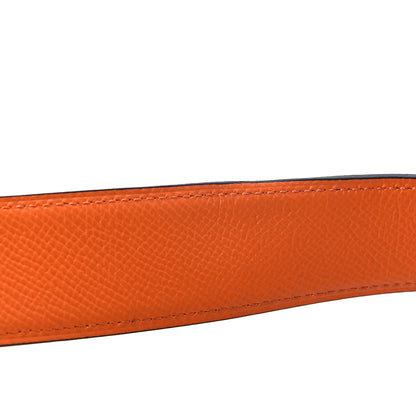 Hermes Epsom Reversible 38mm Belt Strap 110 44 Gris Etain Orange 5 of 7