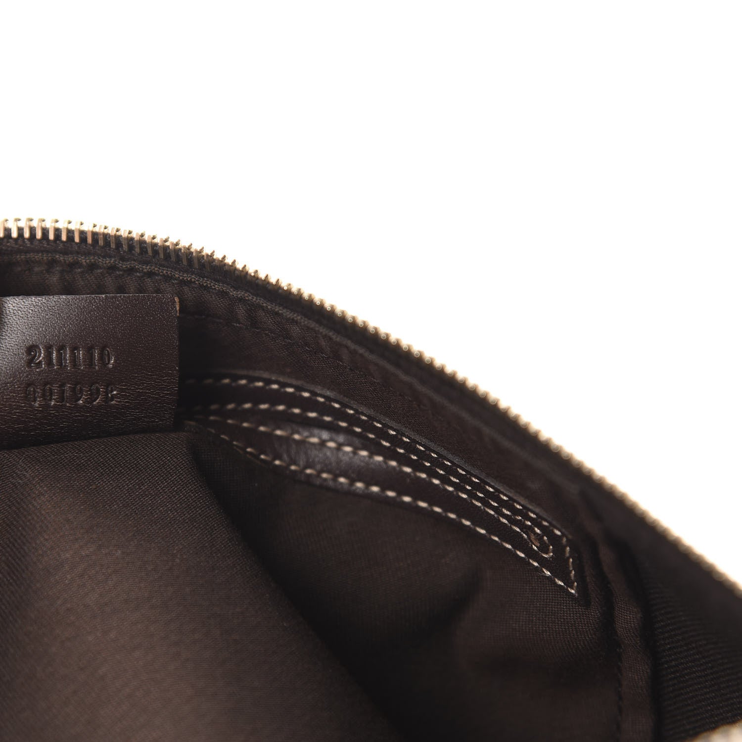 Gucci GG Supreme Monogram Belt Bag Dark Brown 9 of 10