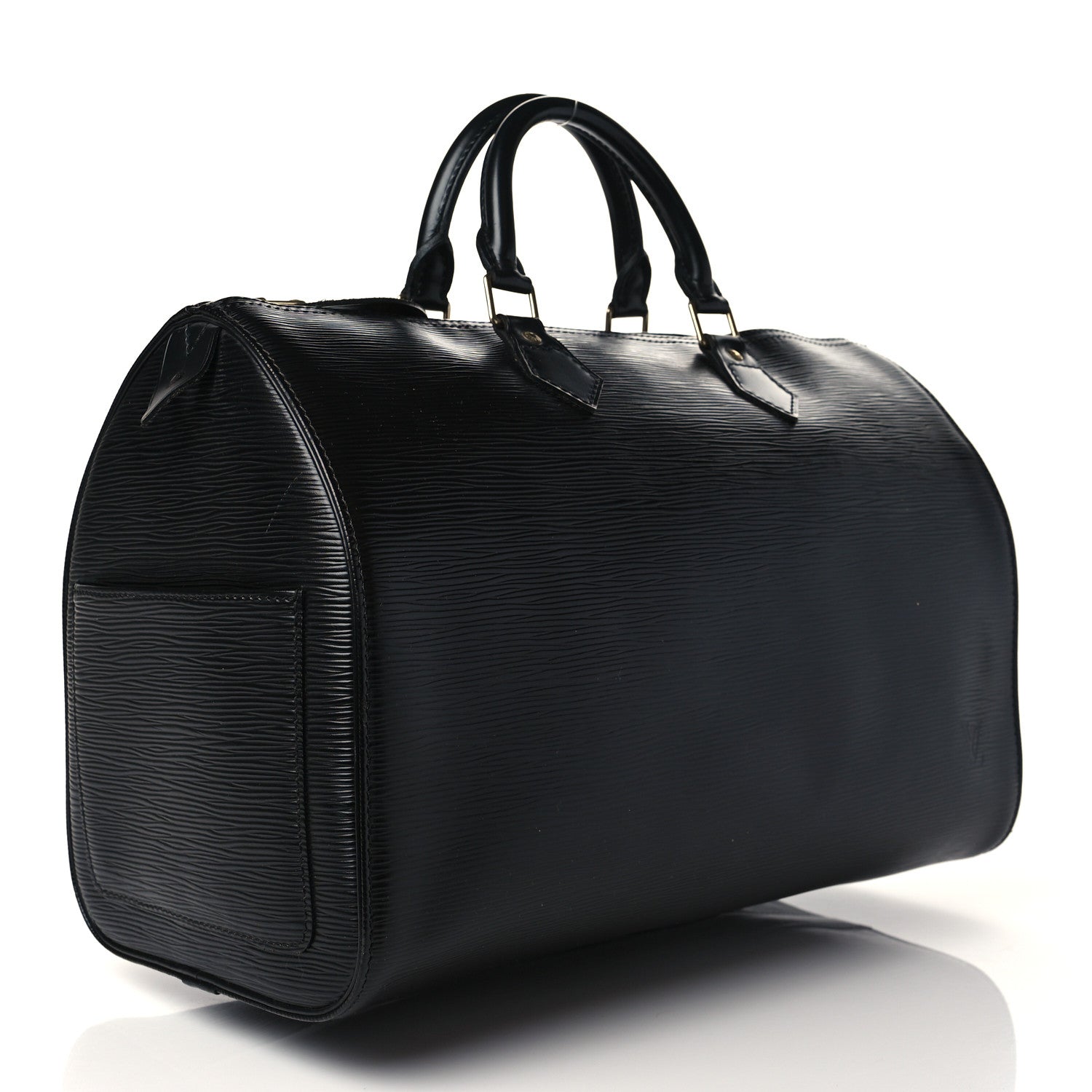 Louis Vuitton Epi Speedy 40 Black 2 of 8