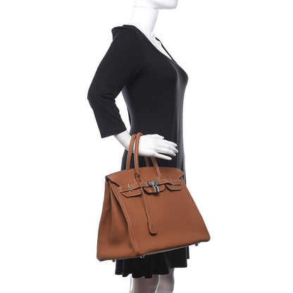 Hermes Togo Birkin 35 Gold 2 of 11