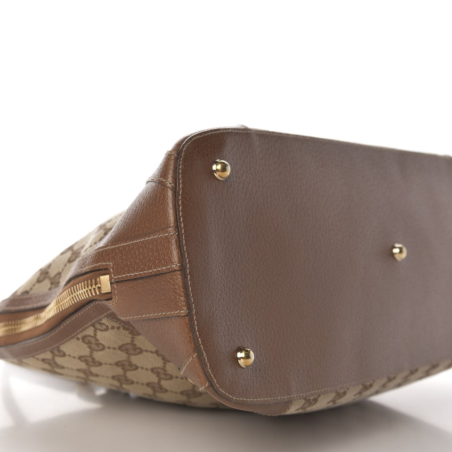 Monogram Top Handle Bag Maple Brown
