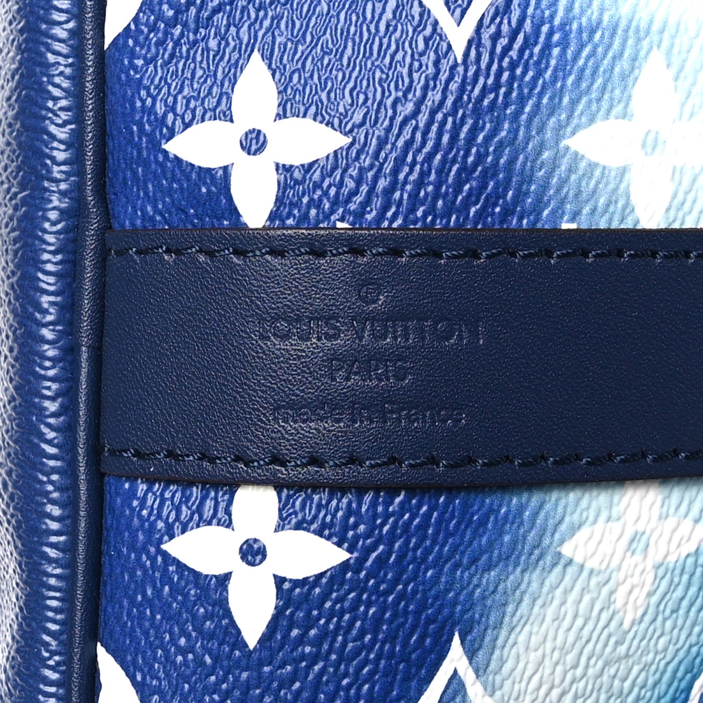 LOUIS VUITTON Monogram Escale Keepall Bandouliere 50 Blue
