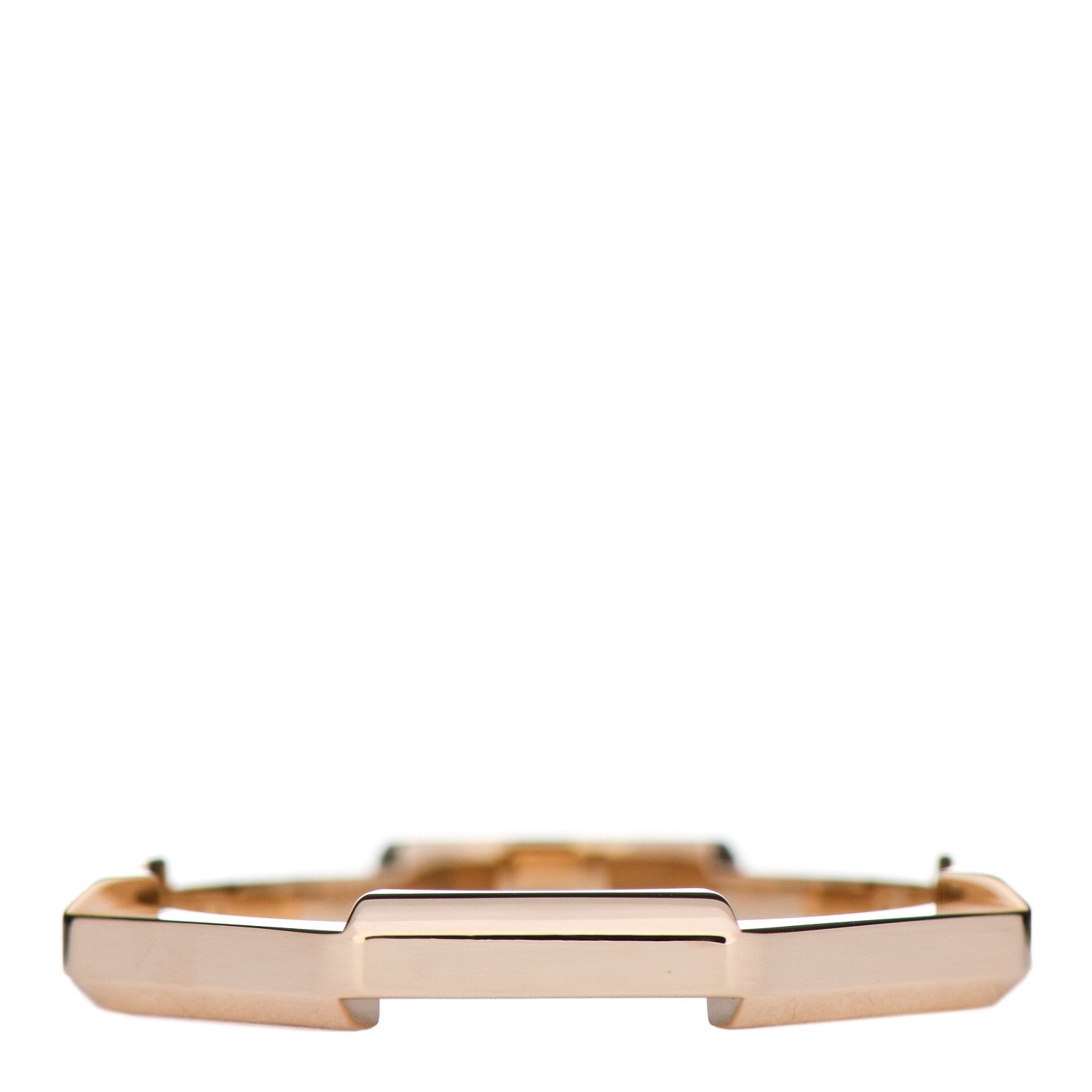 Gucci 18K Yellow Gold Link to Love Mirrored Ring 58 8.25 3 of 7