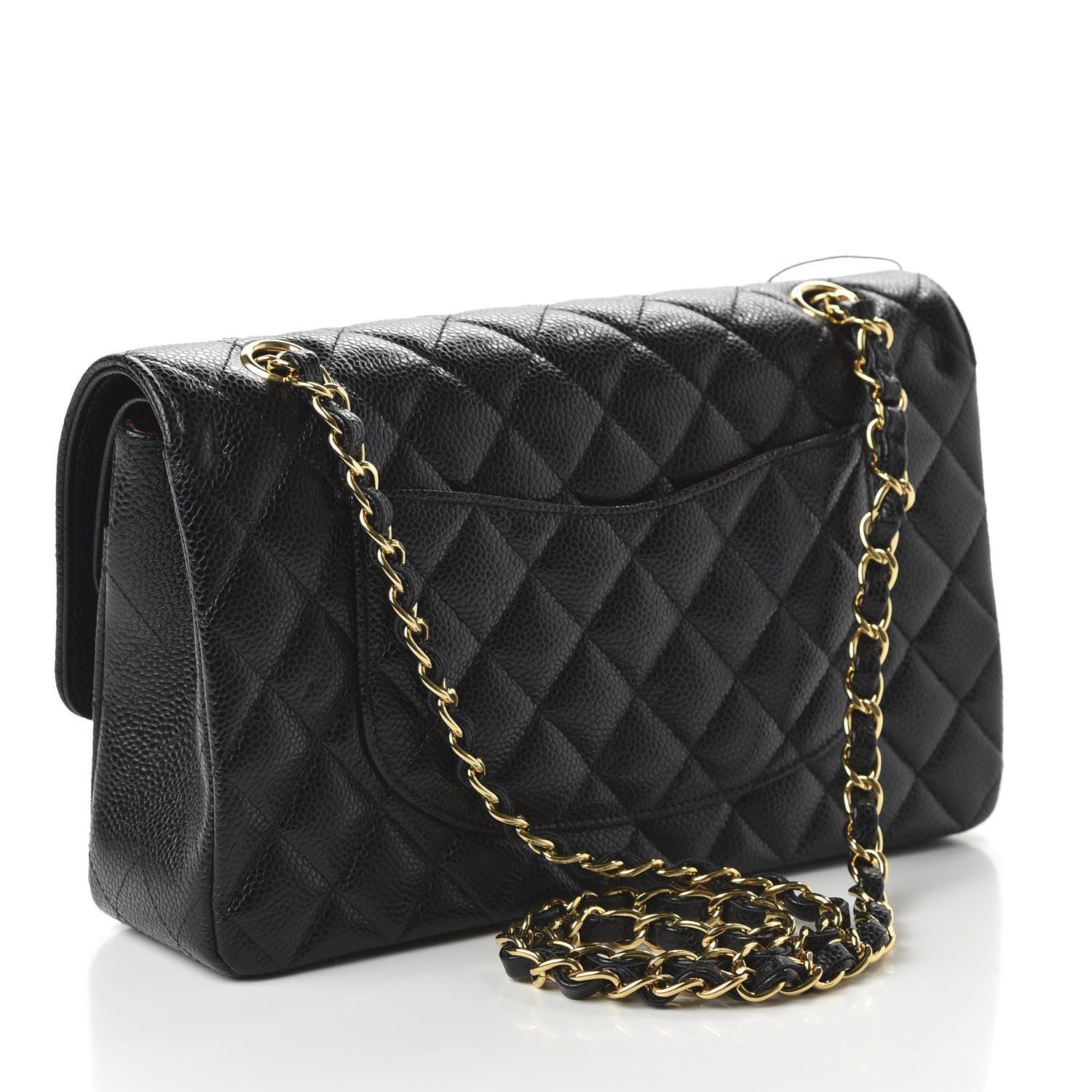 Chanel Caviar Quilted Medium Double Flap Black 3 of 11