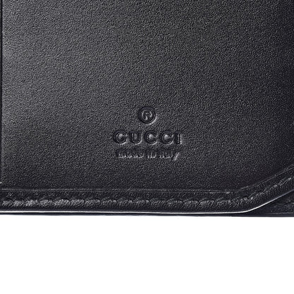 Gucci Guccissima Signature Web New Web Long Wallet Black 6 of 8