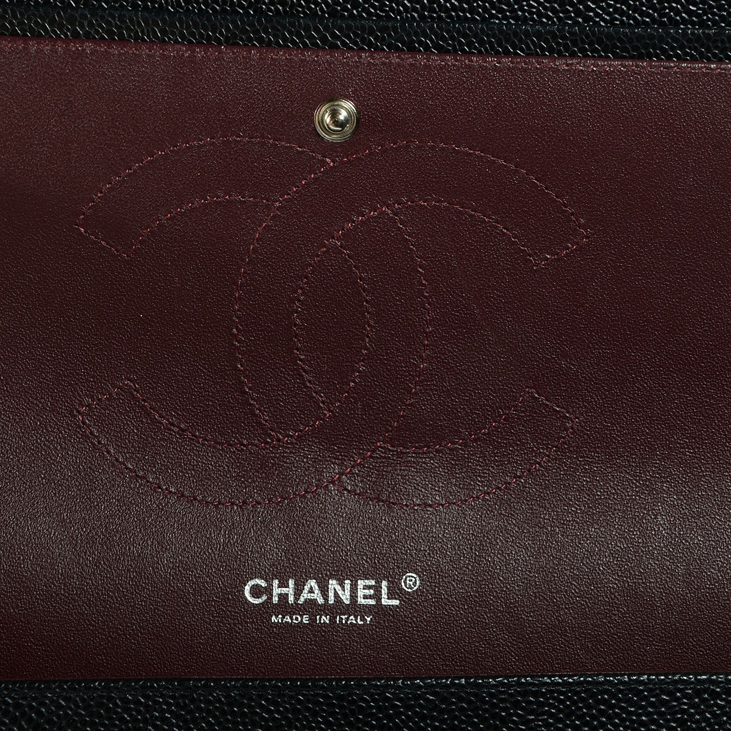 Chanel Caviar Quilted Jumbo Double Flap Black 6 of 8