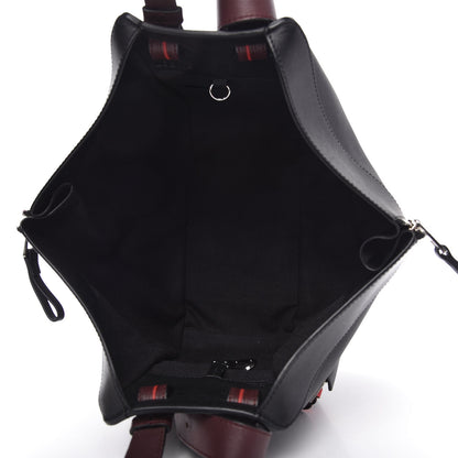 Loewe Calfskin Circle Small Hammock Shoulder Bag Black Red 5 of 10