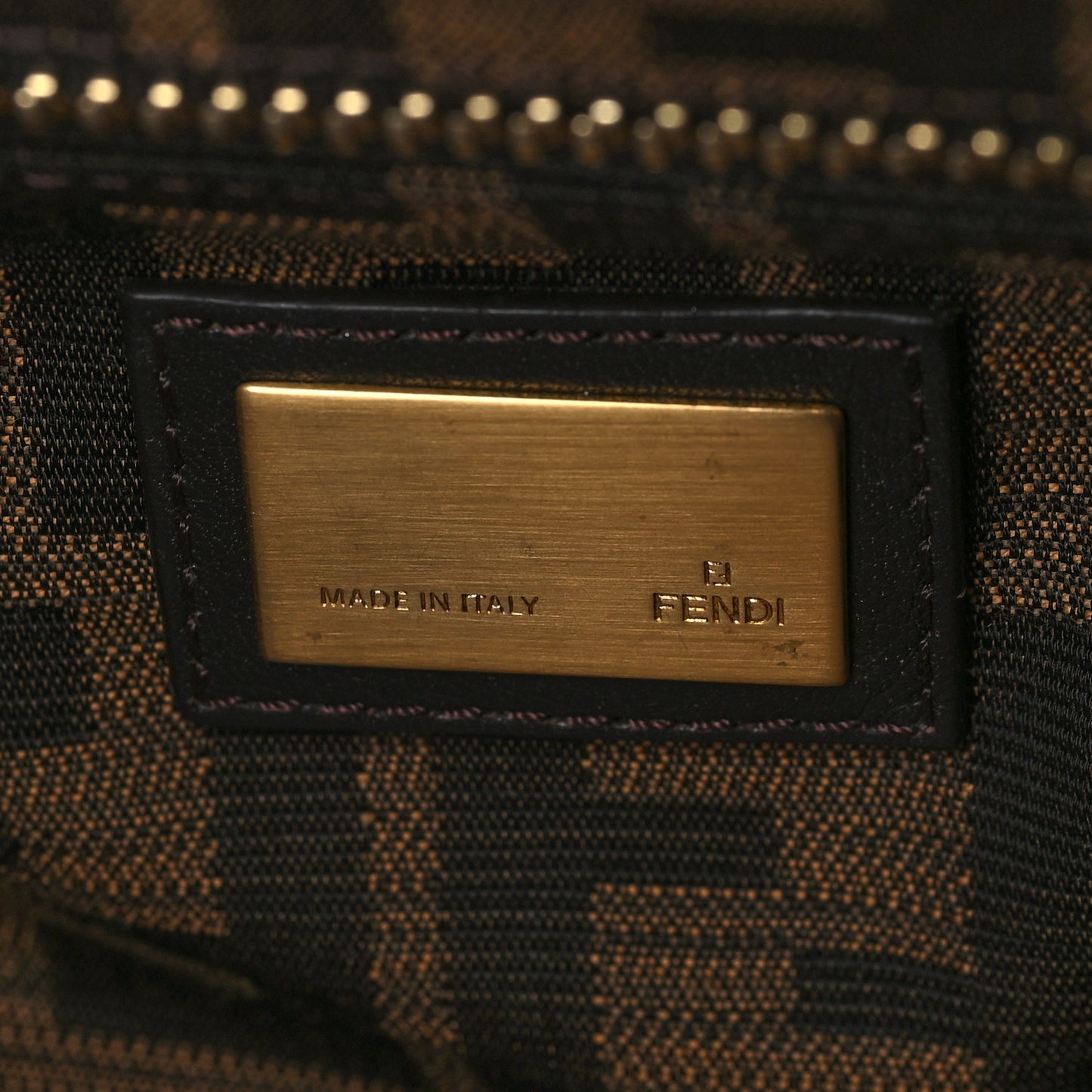 Goatskin Zucca Medium Peekaboo Iconic Satchel Cuoio Tobacco Moro