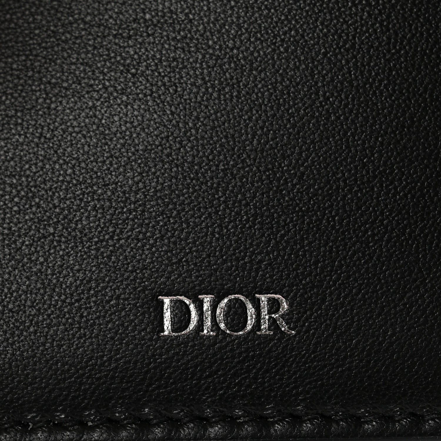 Christian Dior Oblique Bill Clip Wallet Beige Black 6 of 9