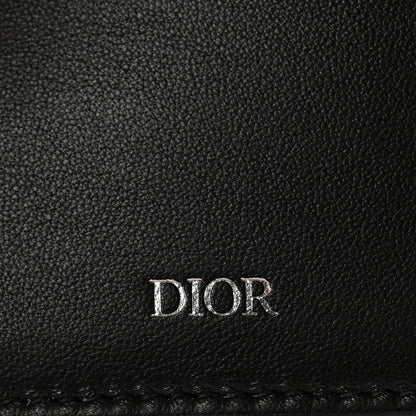 Christian Dior Oblique Bill Clip Wallet Beige Black 6 of 9