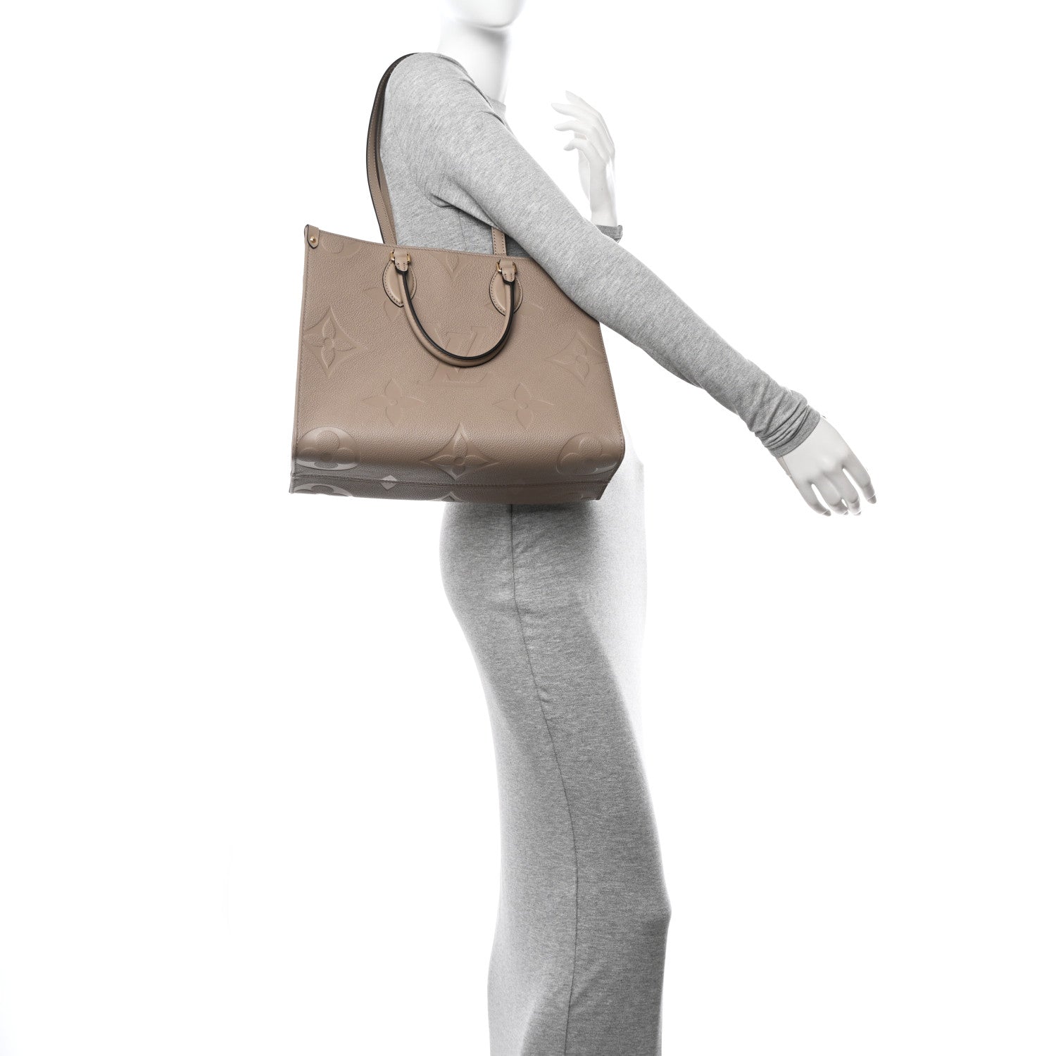 Louis Vuitton Empreinte Monogram Giant Onthego MM Tourterelle 2 of 10