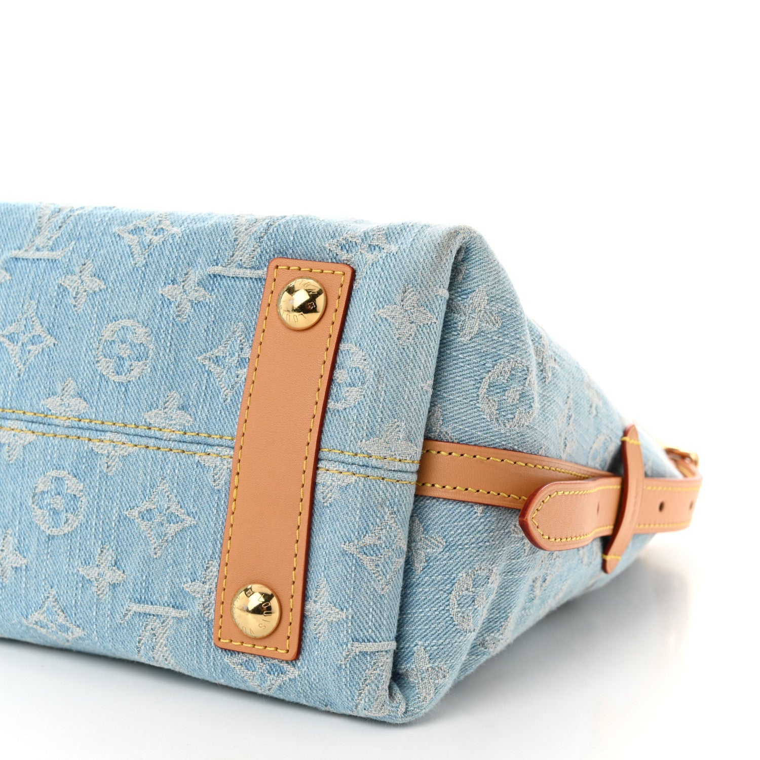 Louis Vuitton Monogram Denim CarryAll PM Sky Blue 11 of 11