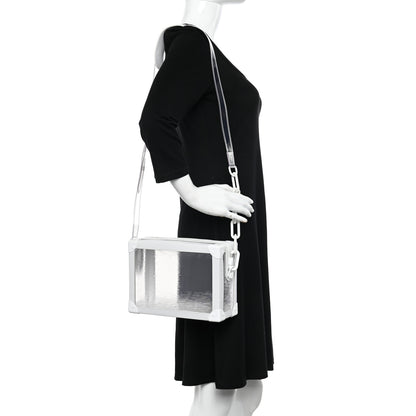 Louis Vuitton Calfskin PVC Epi Plage Soft Trunk Optic White 2 of 9