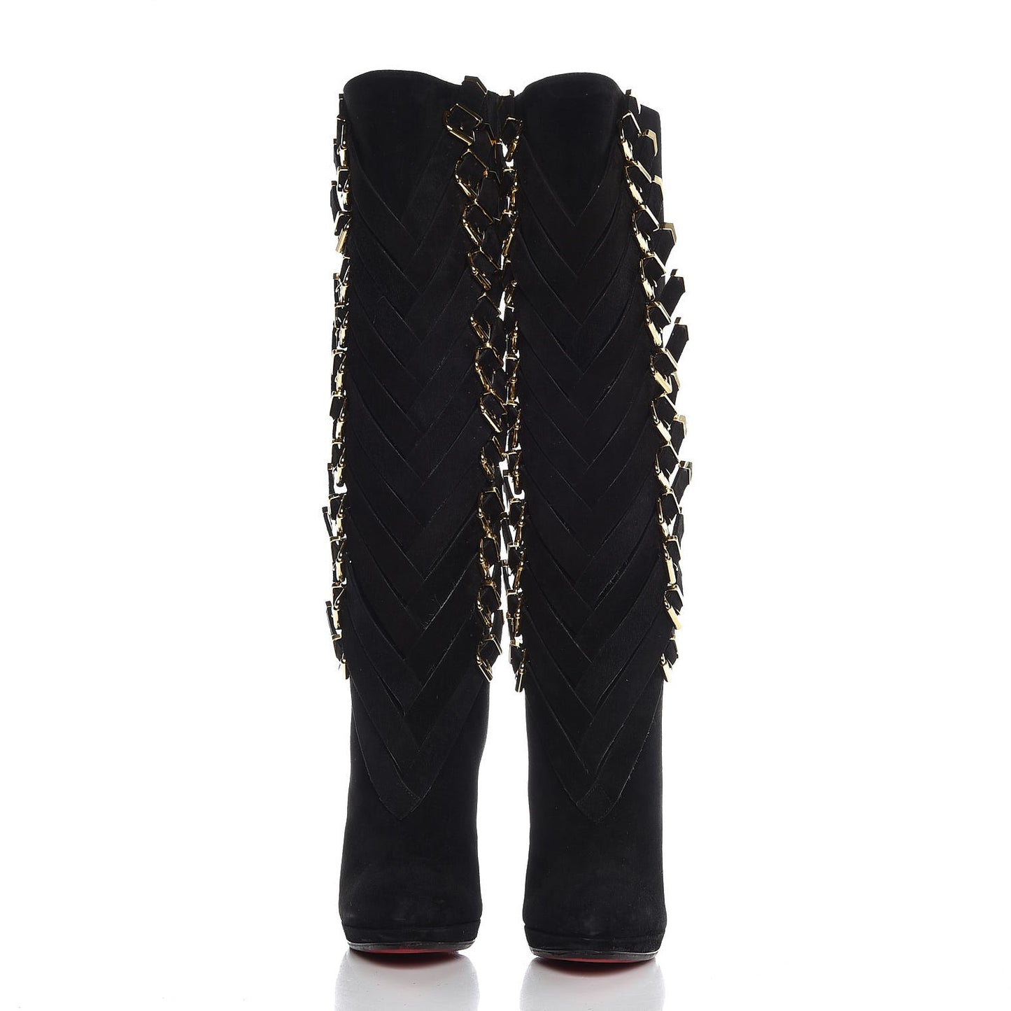 Suede Lady Troop 120 Tall Boots 39 Black