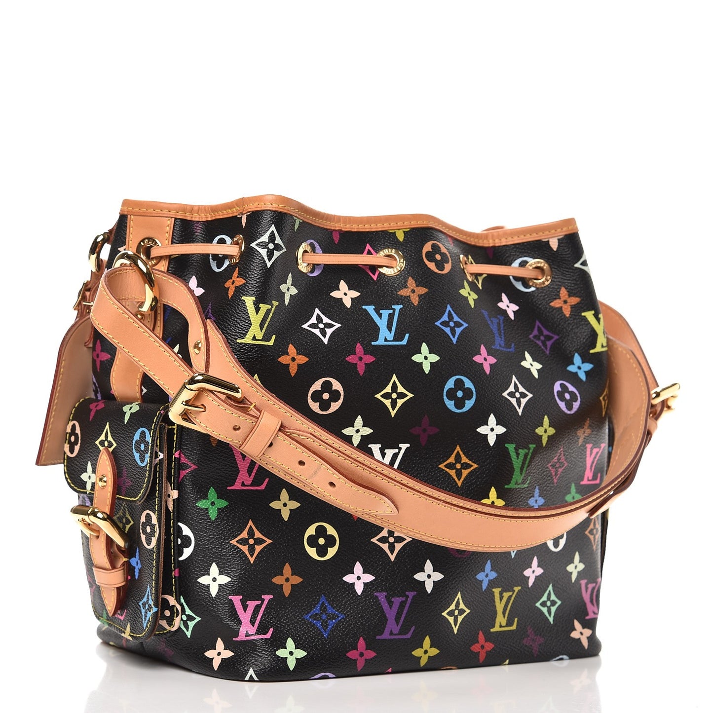 Monogram Multicolor Petit Noe Black