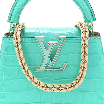Louis Vuitton Iridescent Alligator Nano Capucines 8 of 11