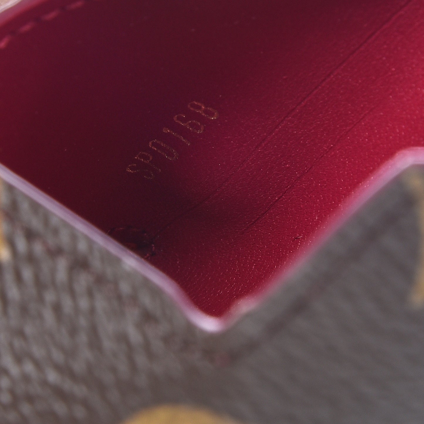Monogram Small Kirigami Pochette Insert Fuchsia
