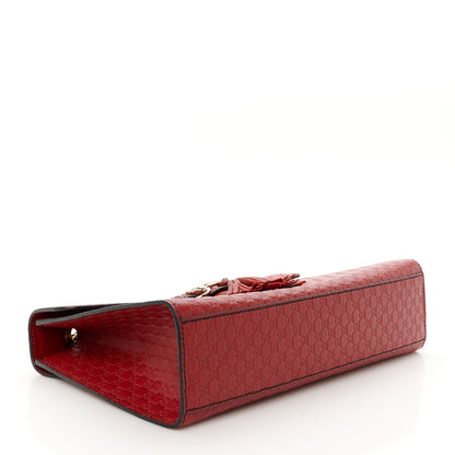 Gucci Microguccissima Medium Emily Chain Shoulder Bag Red 4 of 10