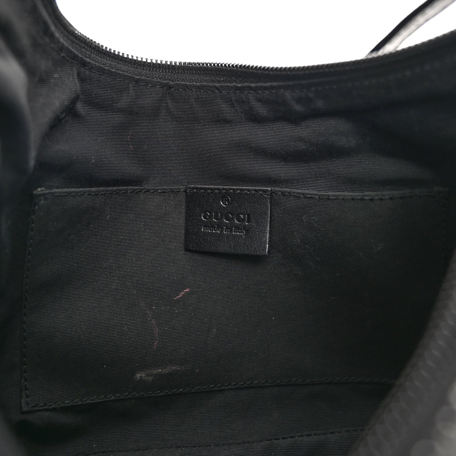 Gucci Denim Monogram Pochette Black 6 of 12