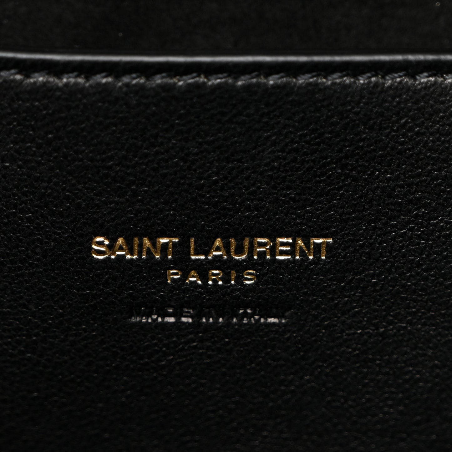 Lambskin Paris VII Pochon Black