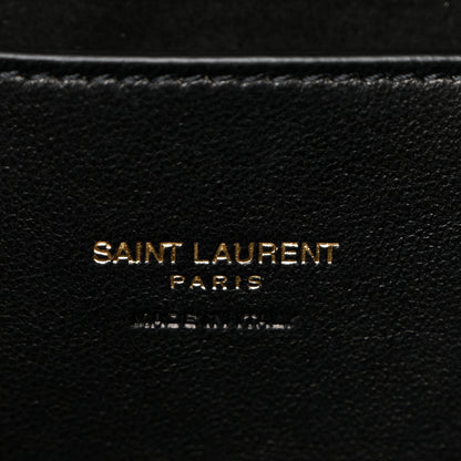 Saint Laurent Lambskin Paris VII Pochon Black 6 of 9