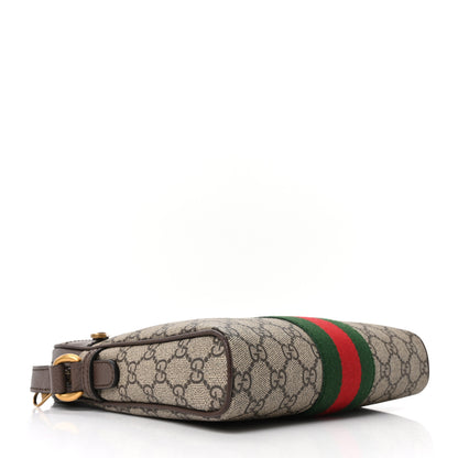 Gucci GG Supreme Monogram Web Small Ophidia Messenger Bag Brown 4 of 10