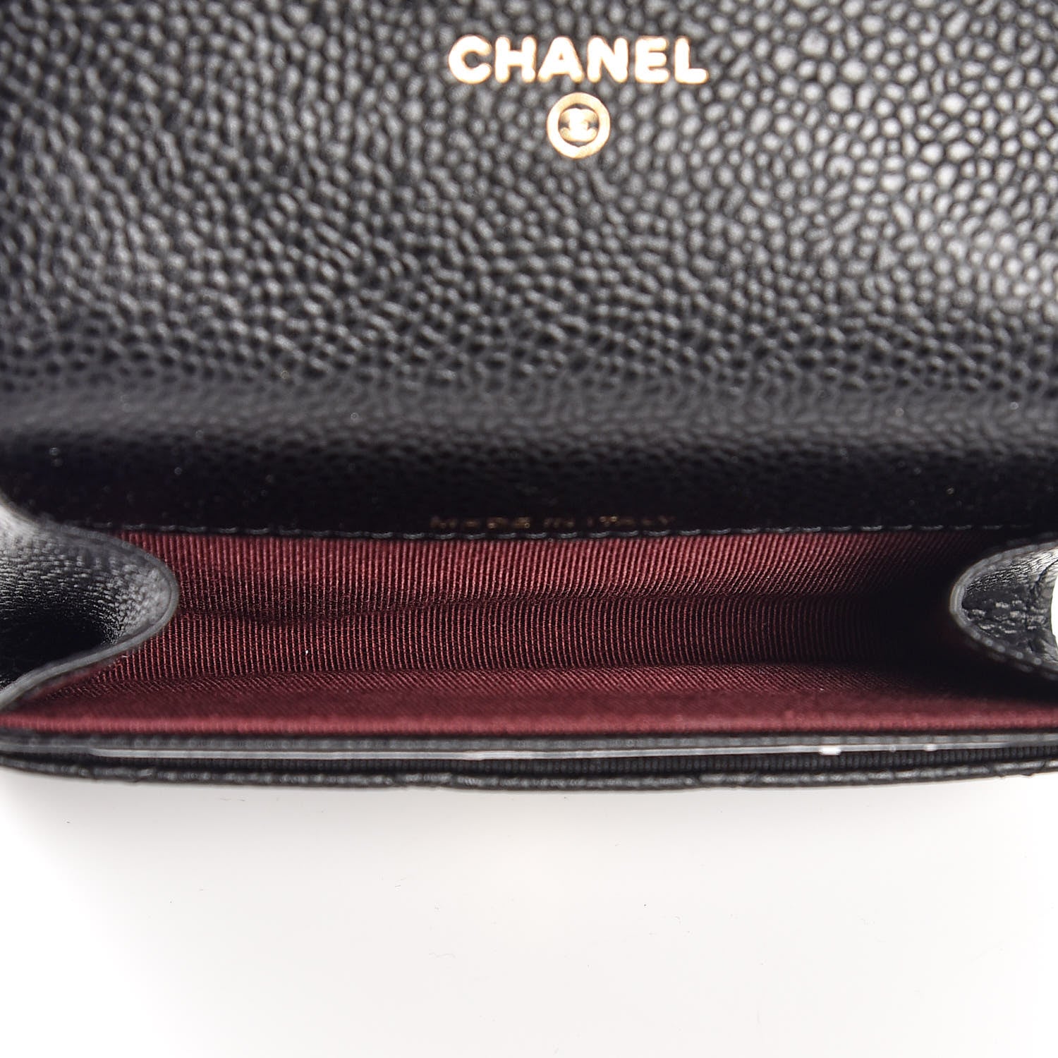 Chanel Caviar Quilted Flap Card Holder Black 5 of 9