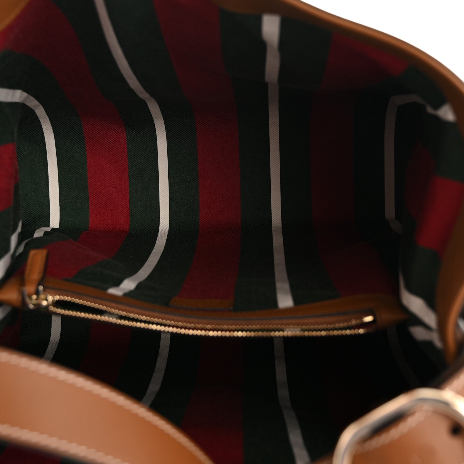 Gucci GG Icon Monogram Padlock Shoulder Bag Beige Dark Brown 5 of 15