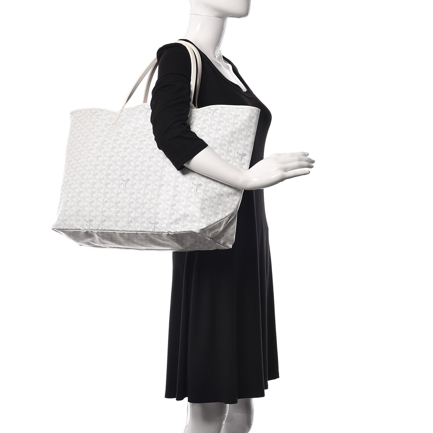 Goyard Goyardine Saint Louis GM White 2 of 9