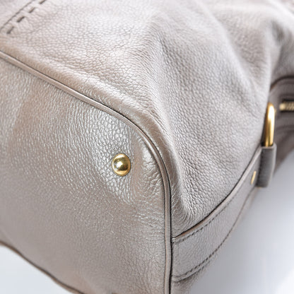 Saint Laurent Calfskin Oversized Muse Pewter 12 of 18