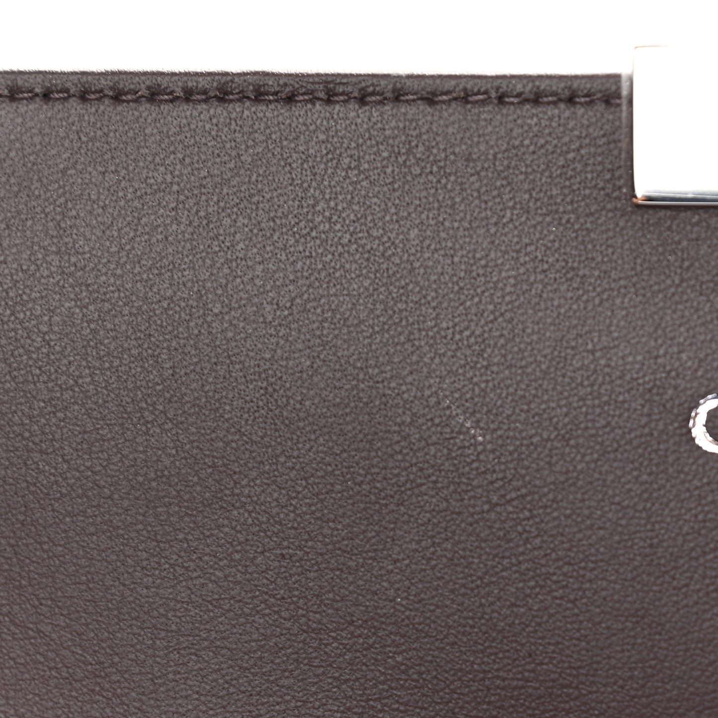 Metallic Box Patent Calfskin Miss Dior Promenade Pouch Red