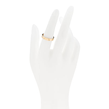 Cartier 18K Yellow Gold 3.5mm LOVE Wedding Band Ring 53 6.5 2 of 5