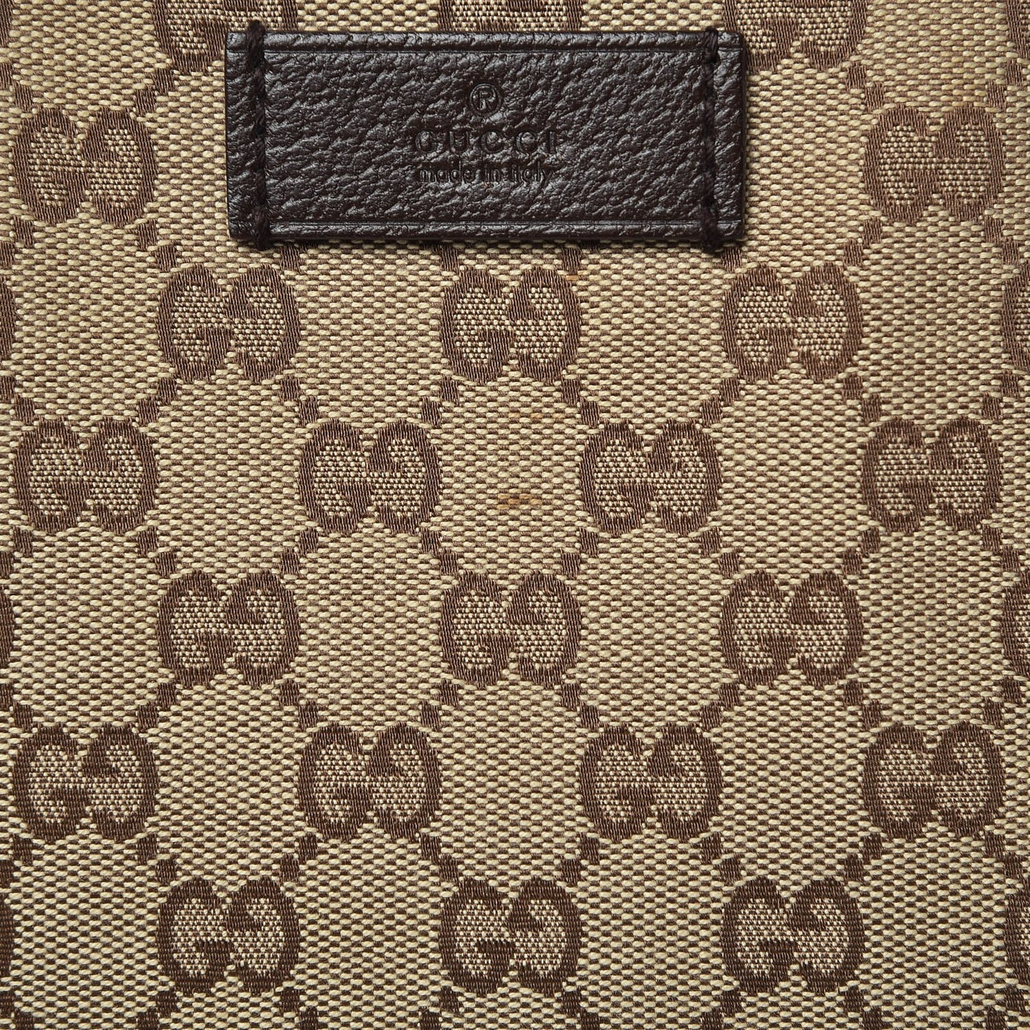 GG Monogram Web Large Collapsible Carry On Duffle Beige Brown