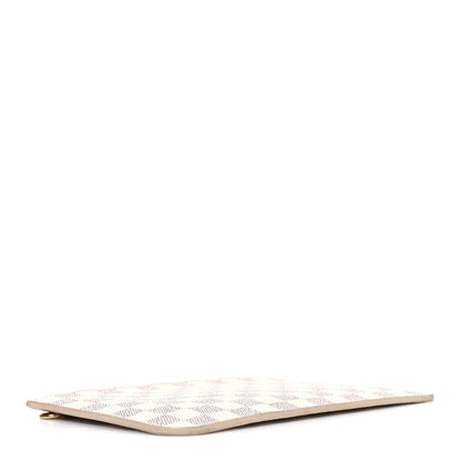Louis Vuitton Damier Azur Neverfull MM GM Pochette Rose Ballerine 4 of 7