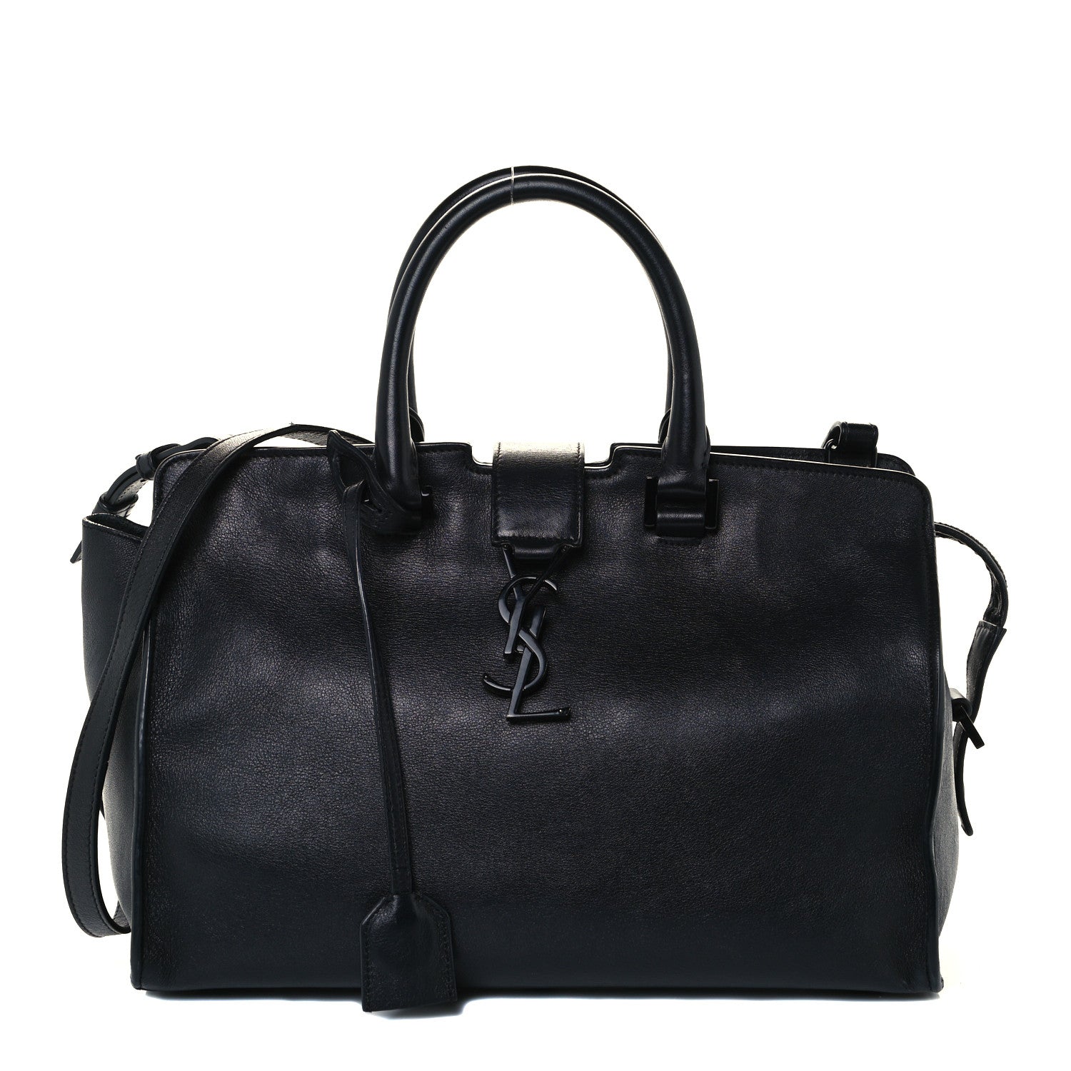 Saint Laurent Calfskin Small Monogram Cabas Black 1 of 13