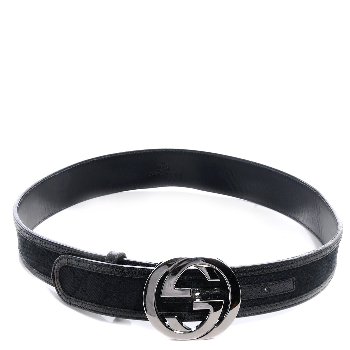 Monogram Interlocking G Belt 80 32 Black