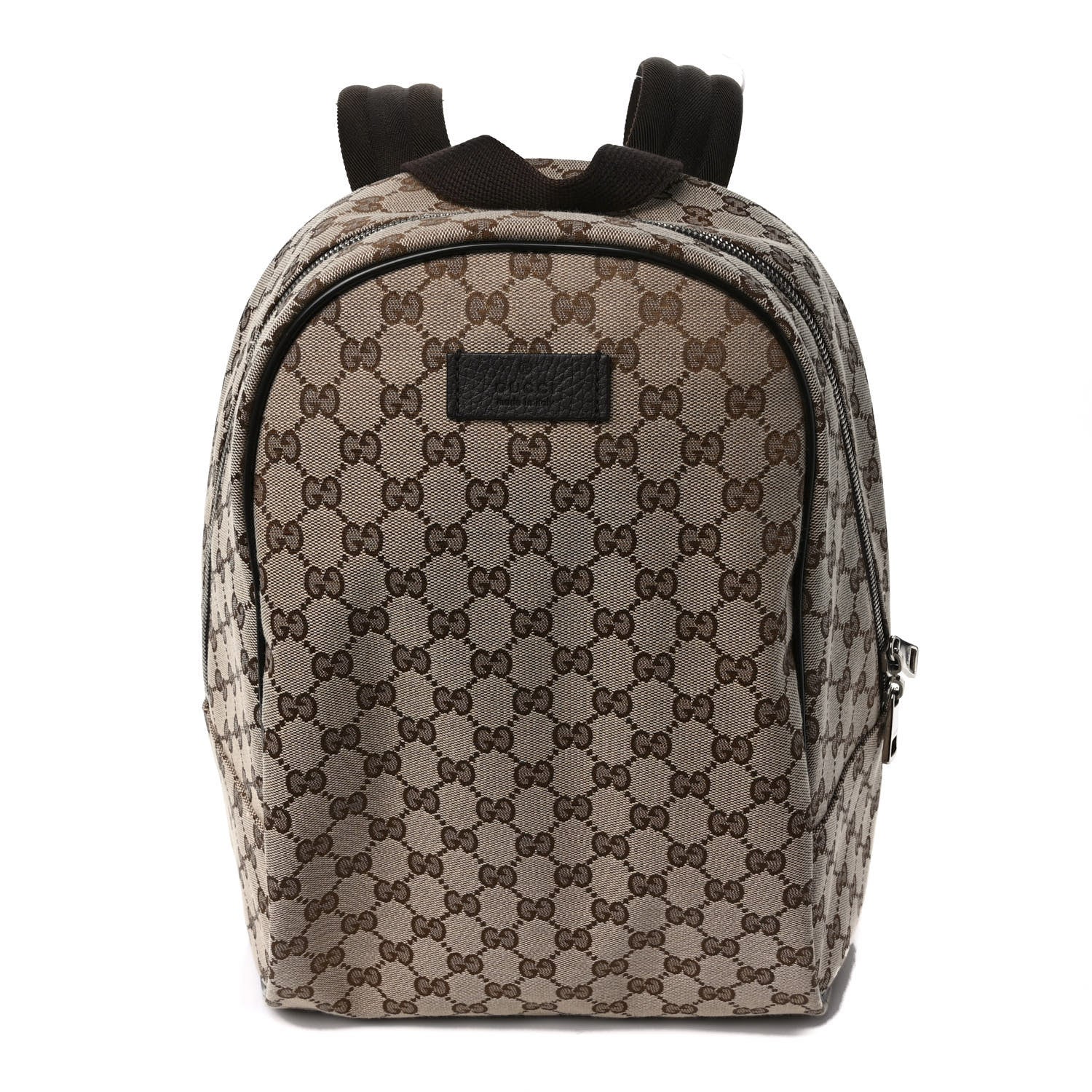 Gucci Monogram Travel Backpack Dark Brown 1 of 8