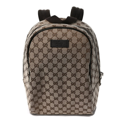 Gucci Monogram Travel Backpack Dark Brown 1 of 8