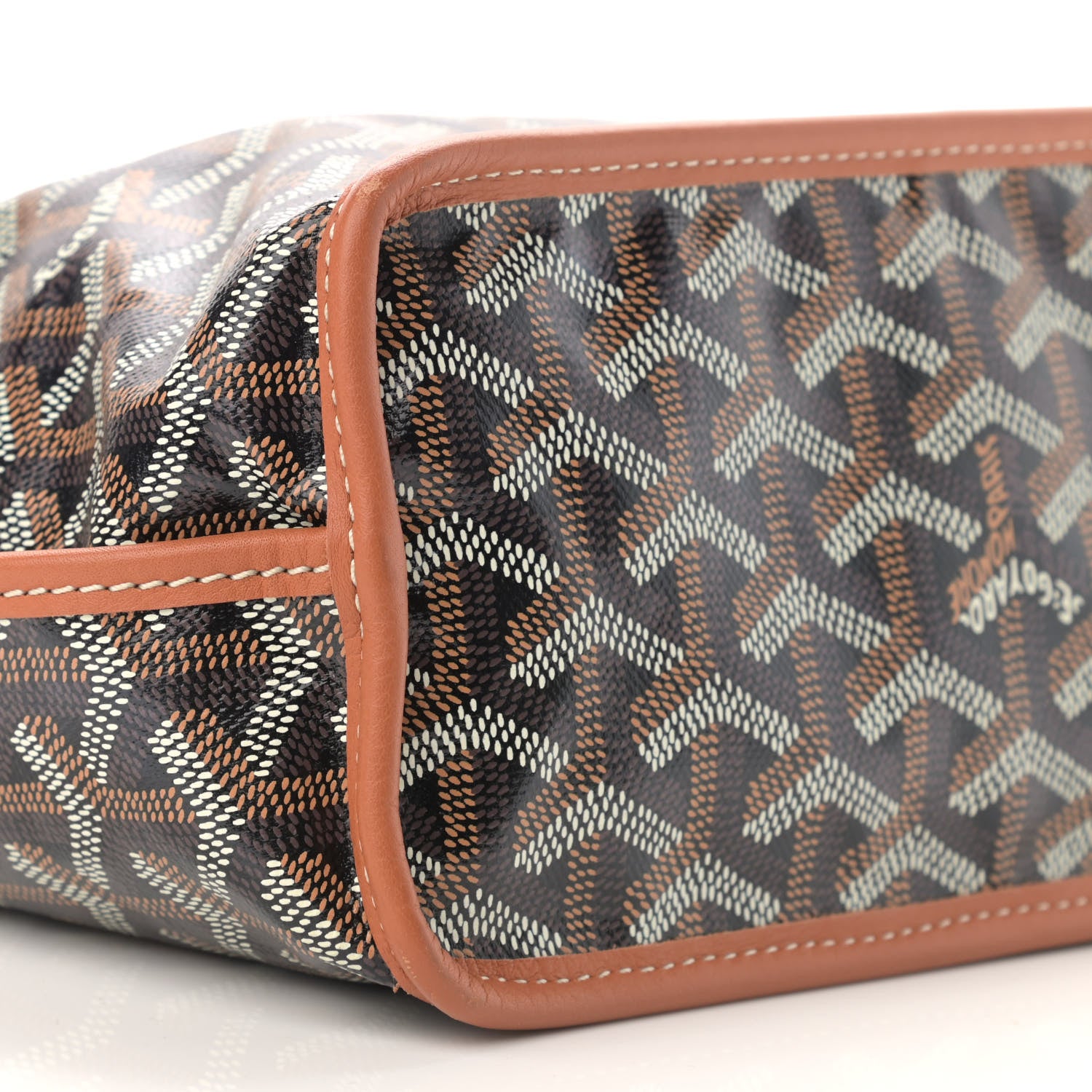 Goyard Goyardine Reversible Mini Anjou Black Gold 10 of 11