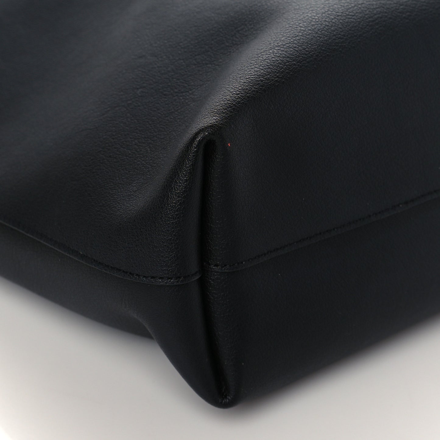 Calfskin North-South Shopping Tote Black