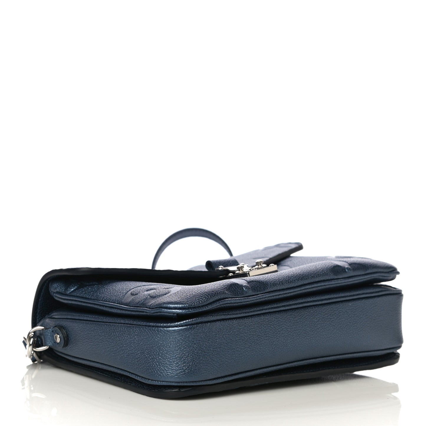 Metallic Empreinte Monogram Giant Pochette Metis Navy Nacre