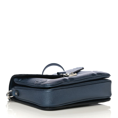 Louis Vuitton Metallic Empreinte Monogram Giant Pochette Metis Navy Nacre 5 of 11