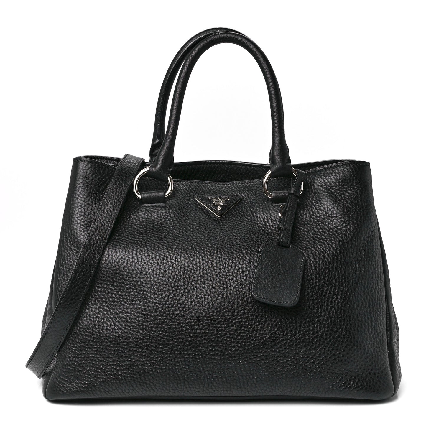 Vitello Daino Tote Black