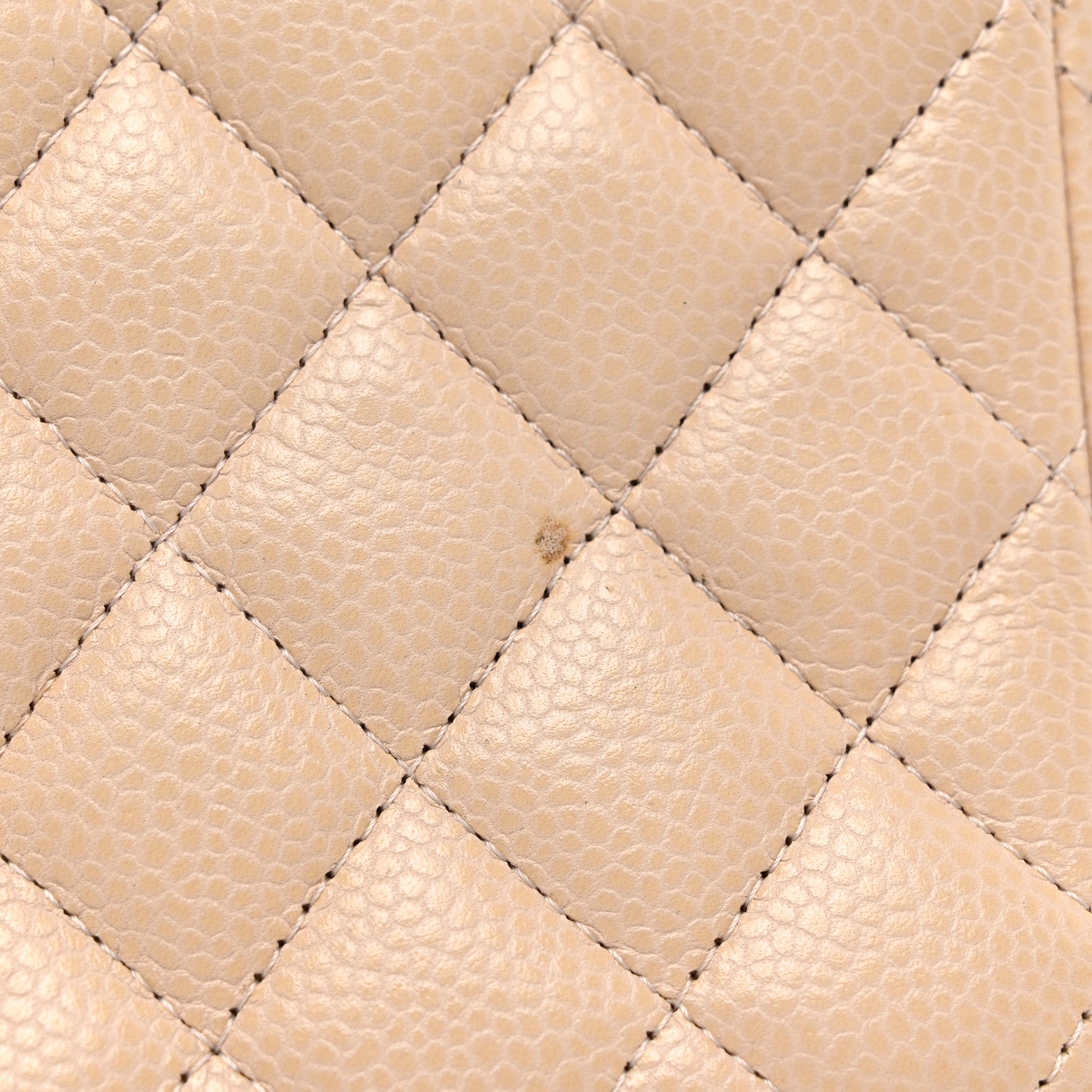 Chanel Caviar Quilted Mini Rectangular Flap Light Beige 9 of 12