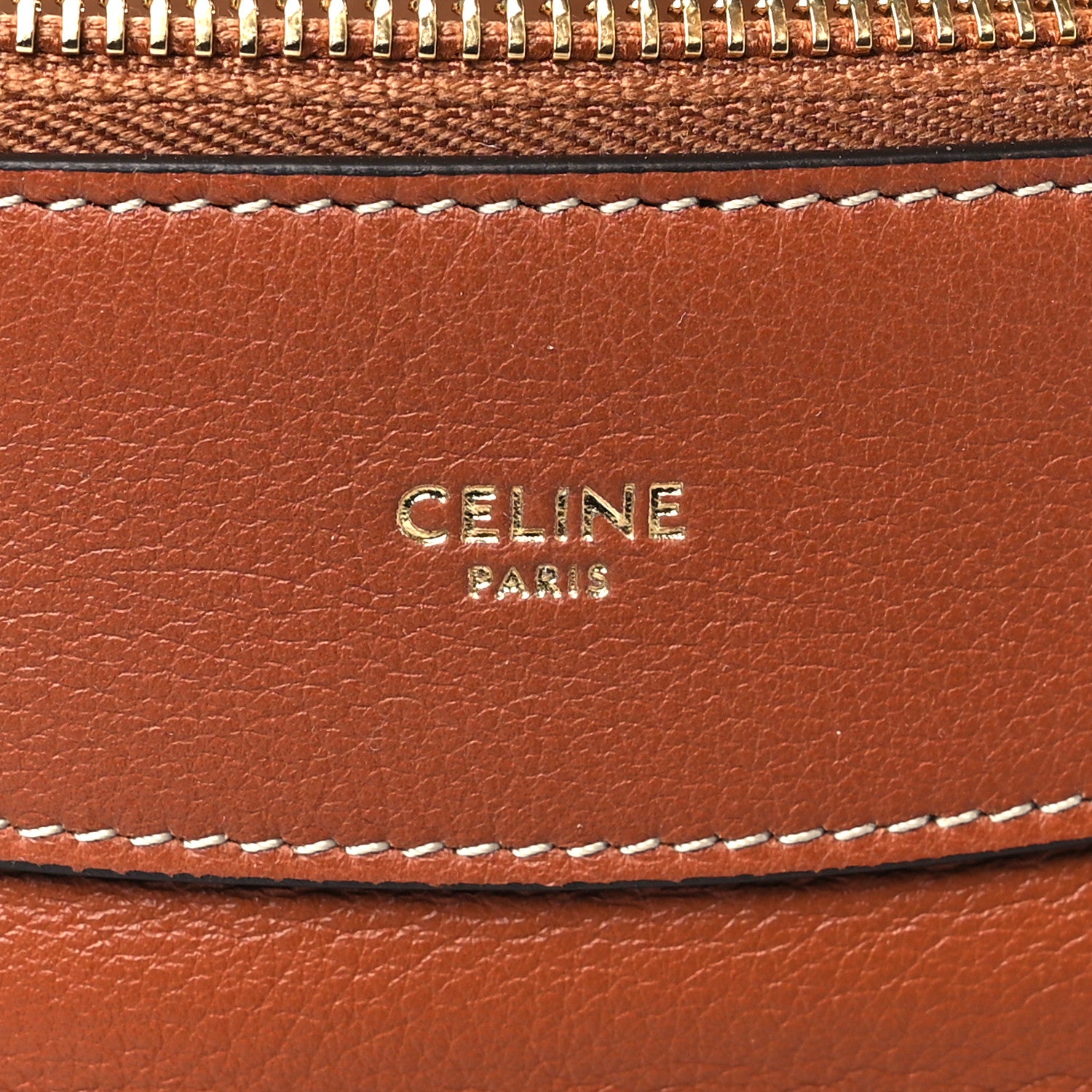 Celine Supple Calfskin Medium Romy Shoulder Bag Tan 6 of 10