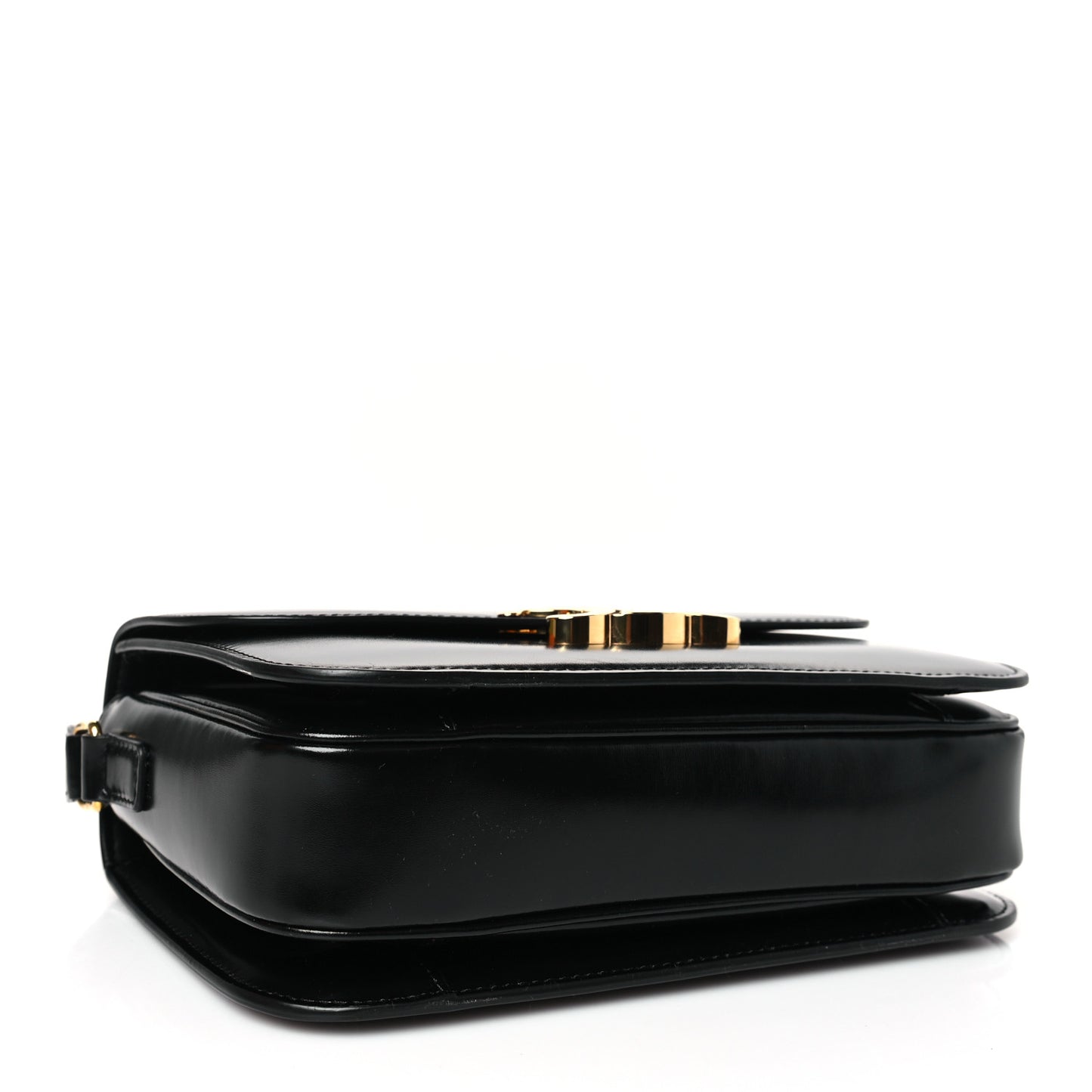 Shiny Calfskin Medium Triomphe Black